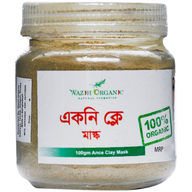Wazih Organic Acne Clay Mask 100gm image