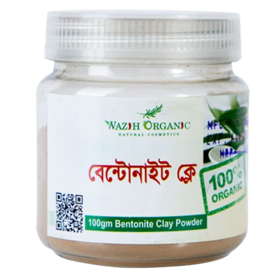 Wazih Organic Bentonite Clay Powder (100 gm) image