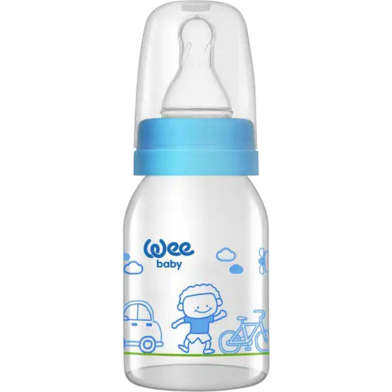Wee Baby Classic Glass Feeding Bottle-125 ml image