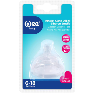 Wee Baby Classic Plus Silicone Teat (6-18 Months) image