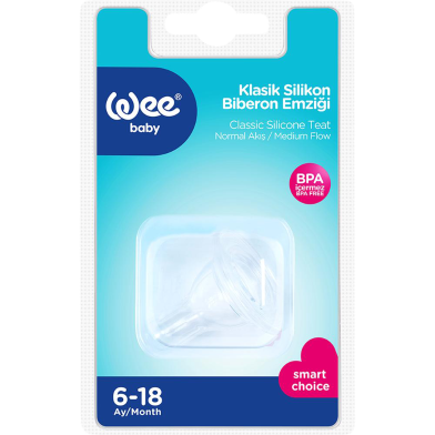 Wee Baby Classic Silicone Teat (6-18 Plus Months) image