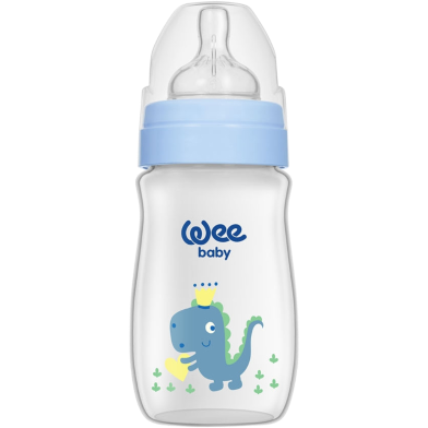Wee Baby Classic Wide Neck PP Bottle With Grip- 250 ml image
