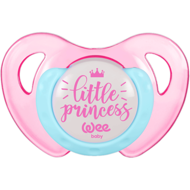Wee Baby Patterned Butterfly Soother (0-6 Months) image
