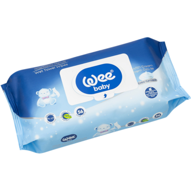 Wee Baby Wet Towel Wipes (56pcs) image