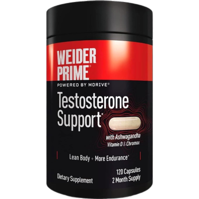 Weider Prime Testosterone Supplement – 120 Capsules image