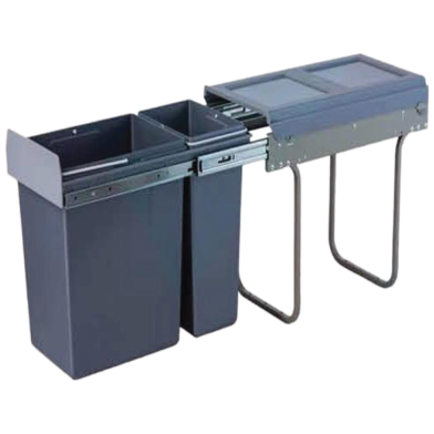 WellMax Kitchen Cabinet Pull Out Waste Bin image