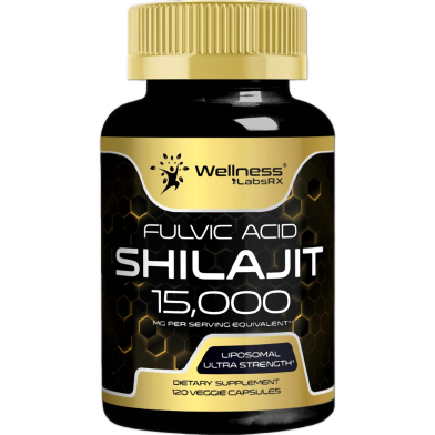 Wellness Labsrx Shilajit 15000mg 120 Capsules - X0040ba49n image