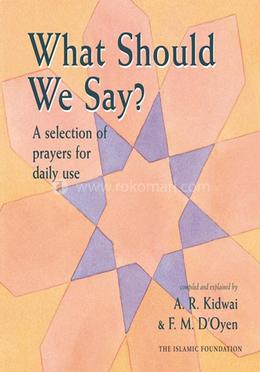 What Should We Say? 