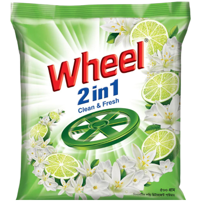 Wheel Washing Powder 2in1 Clean And Fresh - 500 gm image