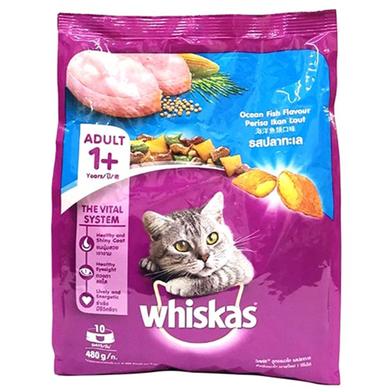 Whiskas Cat Food Ocean Fish Flavour - 480gm image