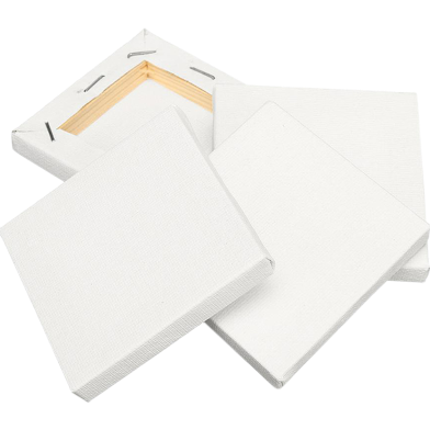 White Mini Canvas 5x5 inch - 3 Pcs image