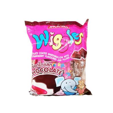 Wiggles Jumbo Strawberry Flavour Marshmallow 24 pcs 108 gm image