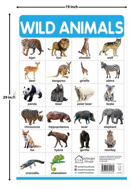 Wild Animals - My First Early Learning Wall Chart