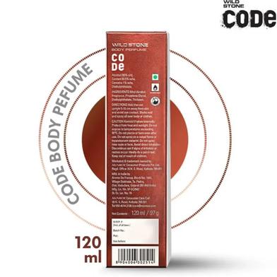 Wild Stone - Code Copper No Gas Body Perfume For Men, Long Lasting Intense Fragrance - 120ml Slide 2