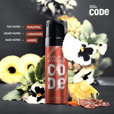 Wild Stone - Code Copper No Gas Body Perfume For Men, Long Lasting Intense Fragrance - 120ml Slide 3