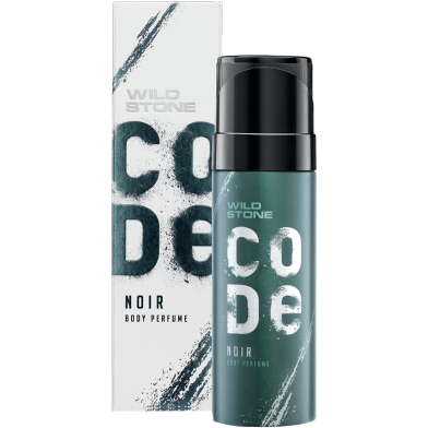 Wild Stone - Code NOIR No Gas Body Perfume For Men, Long Lasting Intense Fragrance - 120 ml image