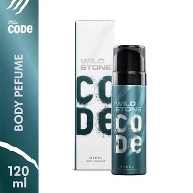 Wild Stone - Code Steel No Gas Body Perfume For Men, Long Lasting Masculine Fragrance - 120ml Slide 3