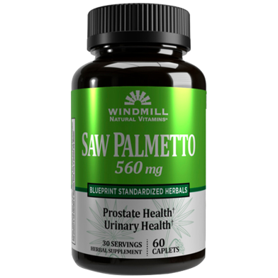 Windmill Herbal Saw Palmetto 560mg 60 Tablets image