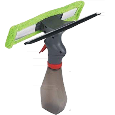 Windows Glass Cleaner With Spray Bottle Magic Wiper 3 in 1 image