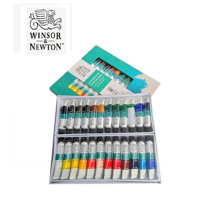 Winsor And Newton Fine Acrylic Set- 10ml Tubes (24 Colour) image