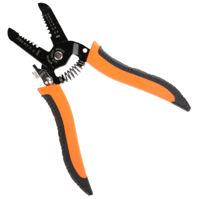 Wire Stripper Cutter Stainless Steel Heavy Duty For Electronic And Automotive Repairs For Electrical Wiring Work image