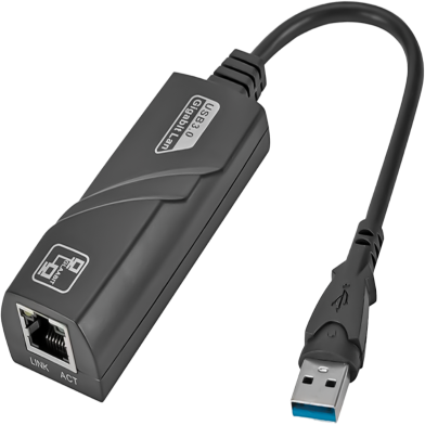 Wired USB 3.0 To Gigabit Ethernet RJ45 LAN (10/1000) Mbps Network Adapter Ethernet Network Card For PC Laptop image