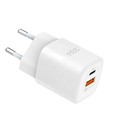 Wiwu 33W Gan Fast Charger USB-C QC3.0 Power Adapter- White image