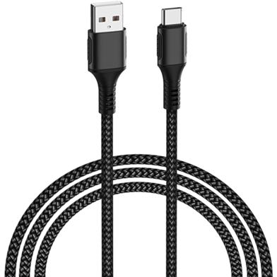 Wiwu F20 100W Fast Charging Type-C To Type-C Charging Cable 2M- Black image