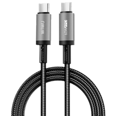 Wiwu Wi-C057 Aluminum Alloy Nylon Braided Titan Link Series Charging Cable With 60W USB-C To C image