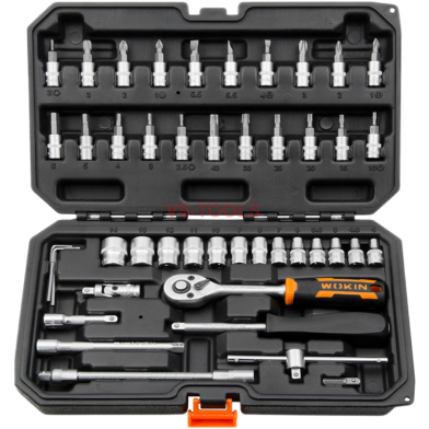 Wokin 46 Pcs 1/4 inch Drive Socket Set (Industrial) image