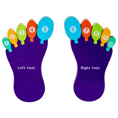 Wooden Foot Puzzle image