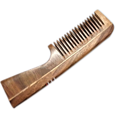 Wooden Handle Shape Hair Combs - 1 Pcs image