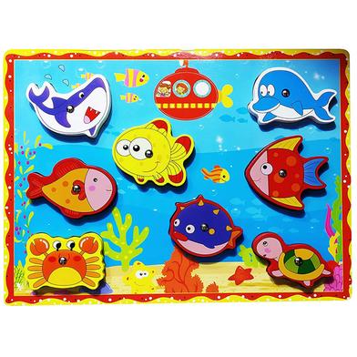 Buy Wooden Sea Animal Magnetic Puzzle or Chunky Wooden Puzzle (Get Any One Tom and Jerry Key Ring FREE)