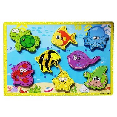 Buy Wooden Sea Animal Magnetic Puzzle or Chunky Wooden Puzzle (Get Any One Tom and Jerry Key Ring FREE)