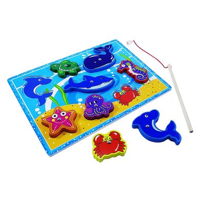 Buy Wooden Sea Animal Magnetic Puzzle or Chunky Wooden Puzzle (Get Any One Tom and Jerry Key Ring FREE)