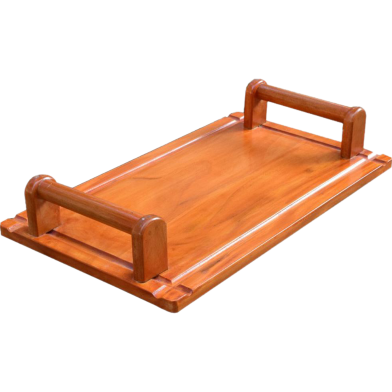 Wooden Serving Tray with Handle image