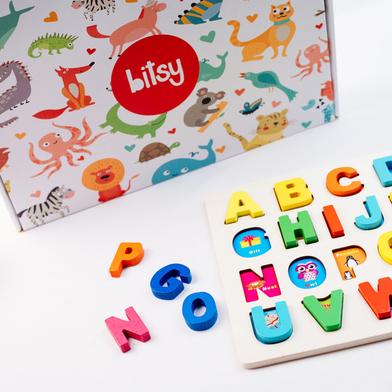 Bitsy Wooden Alphabet Puzzle image