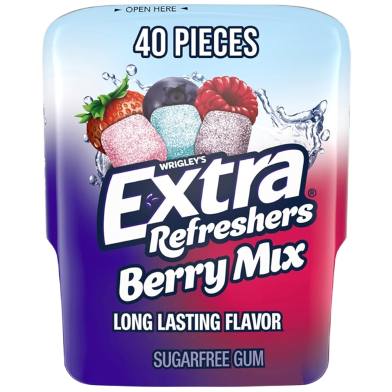 Wrigleys Extra Refreshers B. Mix SF Gum Box 6 Box X 40 pcs image