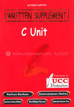 Written Supplement (C Unit) image
