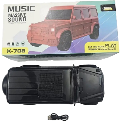 X708 Car Wireless Bluetooth Speaker Radio TF Card image