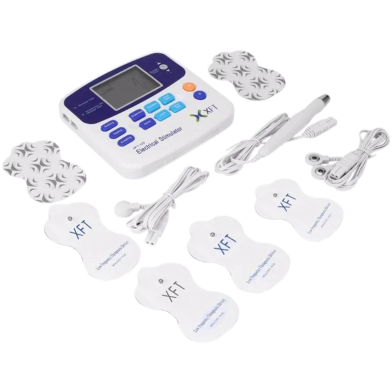 XFT 320A Dual Output Physio Tens Therapy Machine Massager Back Pain Relief Slimming Body Acupuncture Pulse Stimulator Massage image