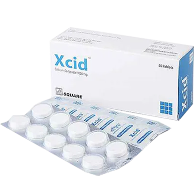 Xcid 1000 mg - 10's Strip Tablet image