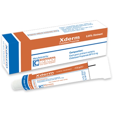 Xderm N (0.5 mg, 5 mg, 1 Lac IU)/gm Ointment 15 gm tube image