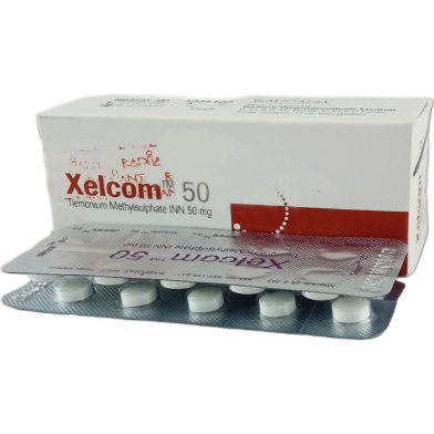 Xelcom 50 mg Tablet 10's Strip image