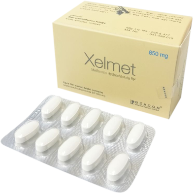 Xelmet 850mg Tablet 10's Strip image