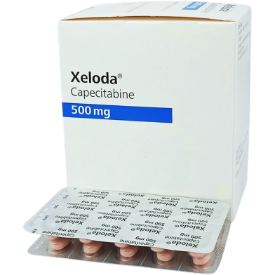 Xeloda 500 mg Tablet 10'S Strip image