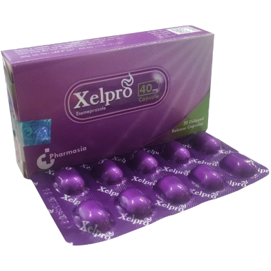Xelpro 40 mg Capsule 10's Strip image