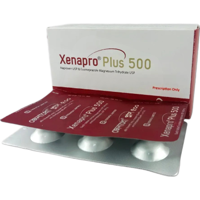 Xenapro Plus 500 Mg, 20 Mg Tablet 6's Strip image