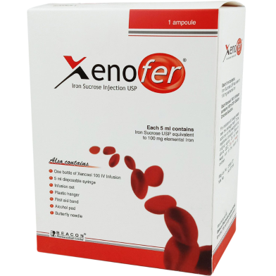 Xenofer 100 mg Iv Injection 5 ml Ampoule image