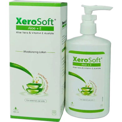 XeroSoft Aloe , E (500 mg, 25 mg)/5 gm Lotion 180 ml bottle image